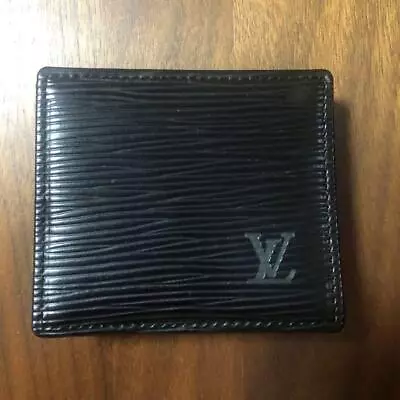 Louis Vuitton Porto Monebowat Coin Case Epi Black Mens • $324.71