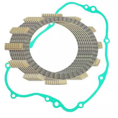 Clutch Friction Plates And Cover Gasket For Kawasaki KDX200 1988-1994 • $29.23