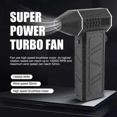 130000 RPM Turbo Blower Jet Fan Violent Turbofan Brushless Motor Rechargeable US • $48.48