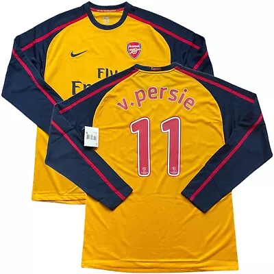 2008/09 Arsenal Authentic Away Jersey #11 Van Persie 2XL Long Sleeve UCL Kit NEW • $160