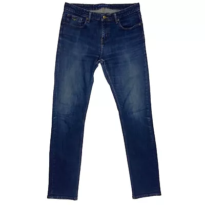 RM Williams Men Jeans Size 34/34 Mid Blue - Note: Needs Repair See Pics • $25.99