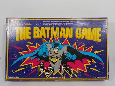 A1109 Vintage 1989 THE BATMAN GAME 50th Anniversary Edition Board Game • $12.99