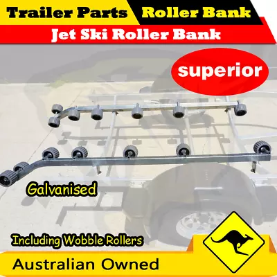 Superior Roller Banks For Jet Ski Trailer X 2  With Wobble Roller Assembled  • $350