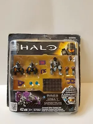 Mega Bloks Halo Armory #97002 Covenant Silver Combat Unit 42 Pcs  • $67.92