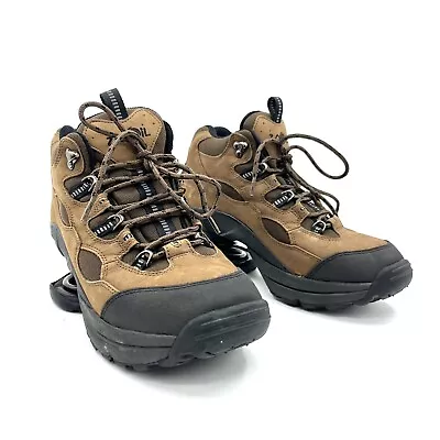 Z Coil Brown Walking Hiking Style Orthopedic Spring Shoes Men's Size 9 • $69.99