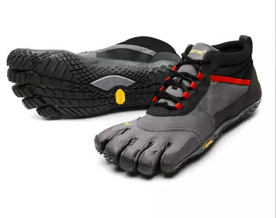 Vibram Fivefingers V-Trek Insulated Black/Grey/Red Men's EU Sizes 40-47 NEW!!! • $129.95