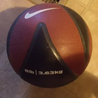 NIKE - 8 Lb. 3.63 Kg Rubber Medicine Ball 040204 EYY Workout Fitness • $15