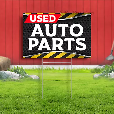 Used Auto Parts Indoor Outdoor Yard Sign • $23.99