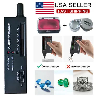 Professional Diamond Tester Gem Tester Pen Portable Electronic For Jewelry Jade • $12.78