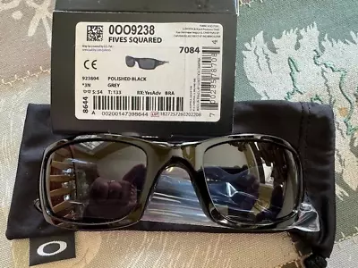 Oakley Usa Fives Squared Smoke Gray Sunglasses • $77