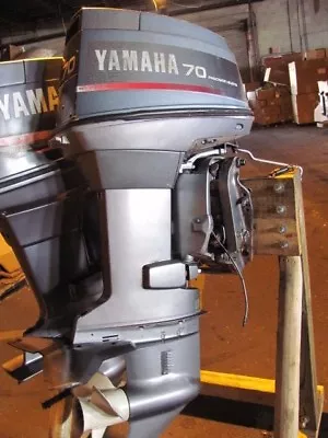 70 HP Yamaha Outboard Motor 2-Stroke 20  70TLRD 130PSI All - Oil Injection • $5999.99