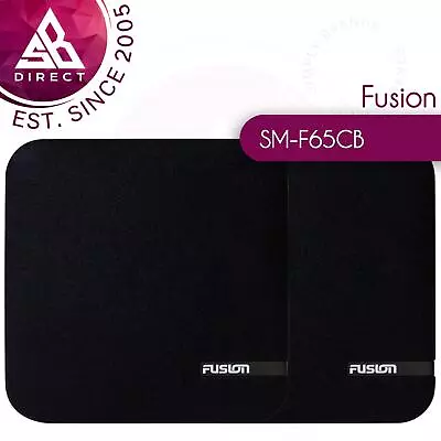 £83.93 • Buy Fusion SM-F65CB 6.5  100W Shallow Mount Marine Speaker│Black│IP65│Compact Design
