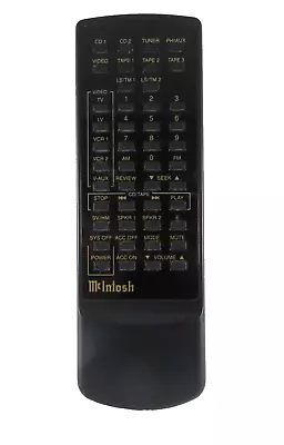 Original OEM McIntosh HR003 Remote Control For C15 C38 C41 C712 MX118 MA 6400 &. • $98.98