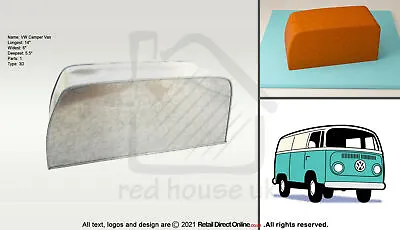 £13.99 • Buy 3D VW Camper Van Novelty Transport Shape Cake Baking Tins Pans Bakeware