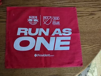 New York Red Bulls Rally Towel 2022 Playoffs Run As One Metrostars • $5