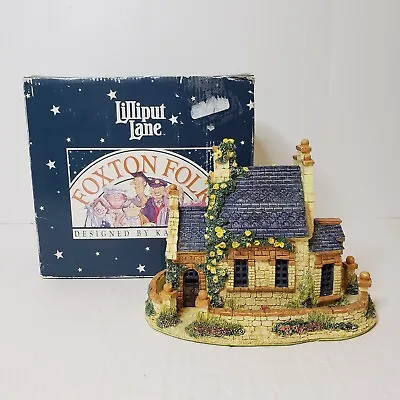 Lilliput Lane Foxton Folk  Foxton School  Village Kay Baker 1993 Vintage Cottage • £28.92