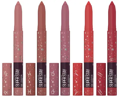 MAYBELLINE Zodiac SuperStay Ink Crayon Lipstick  - CHOOSE SHADE - NEW Sealed • £5.99