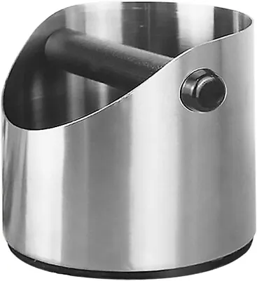 $24.70 • Buy Premium Coffee Knock Box Stainless Steel Construction Silver Espresso Knock Box,