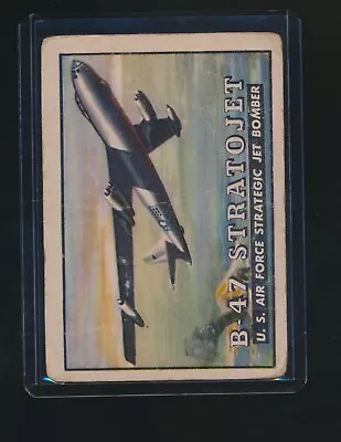 B-47 Stratojet U.s. Air Force Strategic Jet Bomber 1952 Topps Wings #61 • $9.99