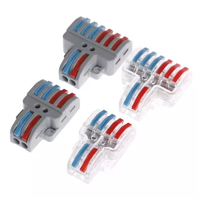 Mini Fast Wire Connector Push-in Conductor Terminal Block PCT-222 SPL-62/4-JI • $1.46