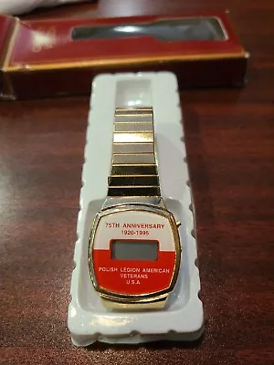 Vintage 75th Anniversary Polish Legion American Veterans Quartz Novelty Watch • $9.99