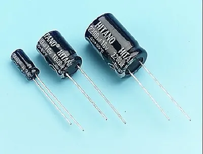 Pack 10 Radial Electrolytic Capacitors 85Deg 35/50/63V All Capacitances Select • £19.99