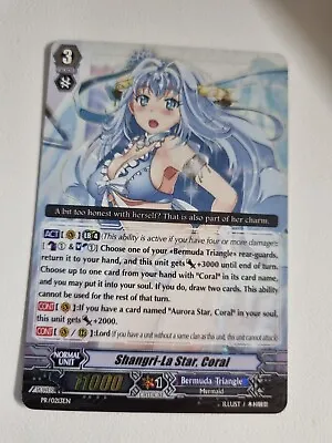 Cardfight!! Vanguard Promotional Card : PR/0213 Shangri-La Star Coral • £5