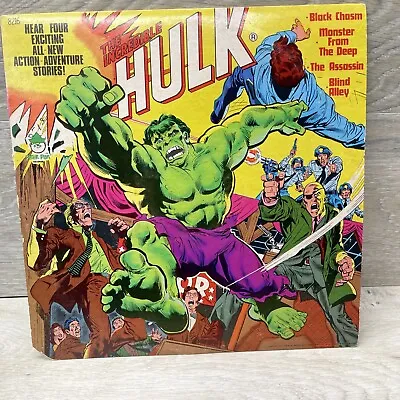 Vintage 1978 Peter Pan Records  The Incredible Hulk  Stories Vinyl LP Record • $14.99
