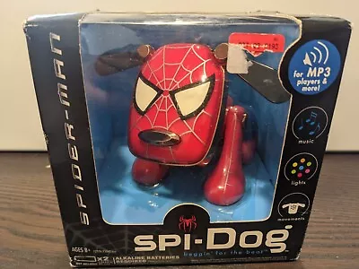NEW Spi-Dog Spiderman IDog Interactive Electronic Pet Music Dog SEALED MP3 2006 • $49.95