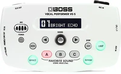 Boss VE-5 Vocal Performer - White • $359.99