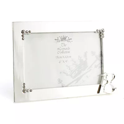 Silver Plated 6x4 Birthday Photo Frame With Number Attachment And Diamantes - 18 • £11.54