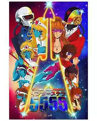 Daft Punk Interstella 5555 Mainger Anime Movie Poster Print Art 24x36 Mondo • $114.99