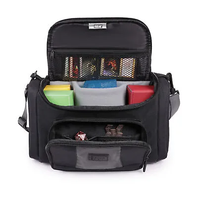 Magic The Gathering Deck Box Case W/ Shoulder Sling & Adjustable Interior Wall • $29.99