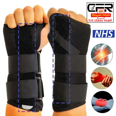 £5.99 • Buy Wrist Support Brace Carpal Tunnel Straps Splint Hand Arthritis Sprain Left/Right