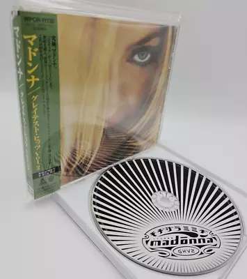 MADONNA GHV2 Greatest Hits Volume 2 JAPAN CD WPCR-11130 W/OBI 15tracks 2001 F/S • $24.99