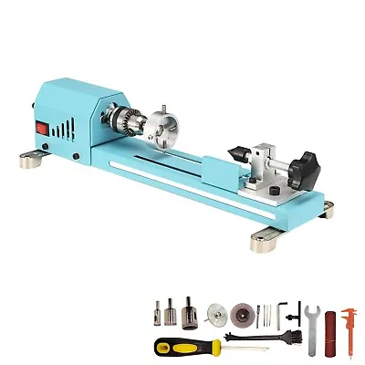 Mini Lathe Wood Lathe Machine Multi-Purpose Type Lathe Milling Cutting Grindi... • $89.88