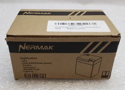 NERMAK 6V 6Ah LiFePO4 Lithium Battery 2000+ Cycles Rechargeable Lithium Iron #99 • $19.99