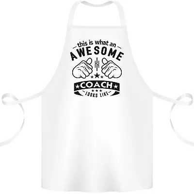 £12.99 • Buy An Awesome Coach Looks Like Rugby Football Cotton Apron 100% Organic