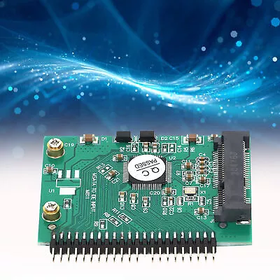 Converter Mini MSATA To 3.3V 44Pin 1.8in IDE PCI E SSD Hard Drive Adapter Fo GDS • £10.85