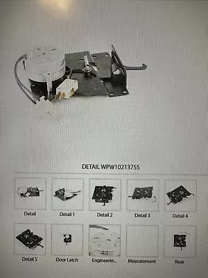 NEW Jenn-Air Whirlpool Double Oven Door Lock  W10213755 WPW10213755 • $200