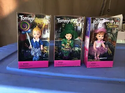Barbie KELLY TOMMY Wizard Of Oz MUNCHKIN Dolls 1999 Lollipop Mayor Lullaby Lot 3 • $42
