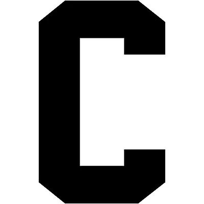 Varsity Letter C Decal Sticker Vinyl Window Laptop College Athletic Team Sports • $4.59