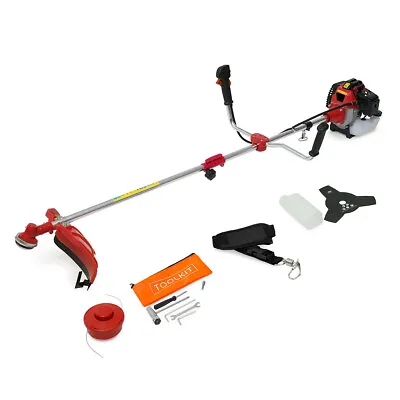 PowerKing 52cc Garden Multi Tool 2in1 Petrol Brush Cutter Grass Trimmer • £99.95