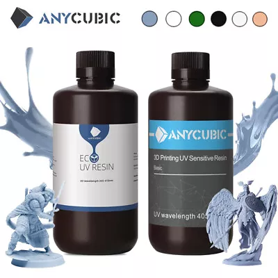 Buy 5 Pay 3 ANYCUBIC Standard/ Water Washable/ Plant-based Resin For 3D Printers • $39.99