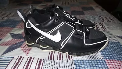 2005 Nike Elite Shox Men's Size 11 Black And White 311155 010 Rare NICE! • $79.95