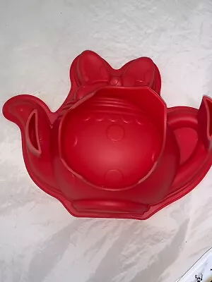 Minnie Mouse Teapot Cake Large Mould Disney Baking Mold Sponge Bake Icing T14 • £12.33