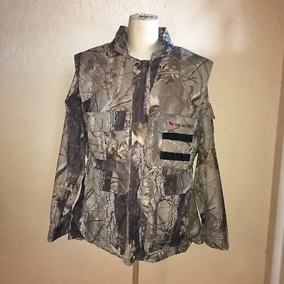 Gary Nesse Size XL “The Ultimate  Hunting Jacket Converts To Vest Mossy Oak • $50