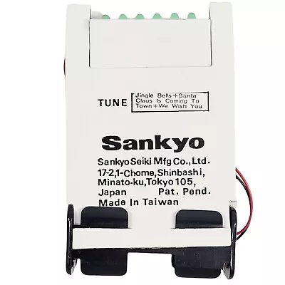 Sankyo Music Box Replacement LED Lights Plays 3 Songs Xmas Mechanism Part Insert • $9.06