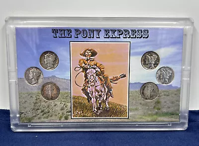 Pony Express Mercury 90% Silver Dime 6 Piece Set LOT AUC 10 • $12.50