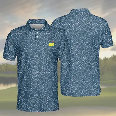 Personalized Masters Golf Polo Shirt Performance Course Design PGA Champions • $32.90